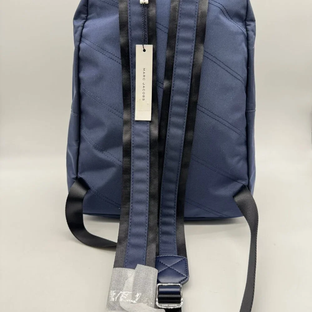 MARC JACOBS Trek nylon medium women's school backpack -Midnight blue